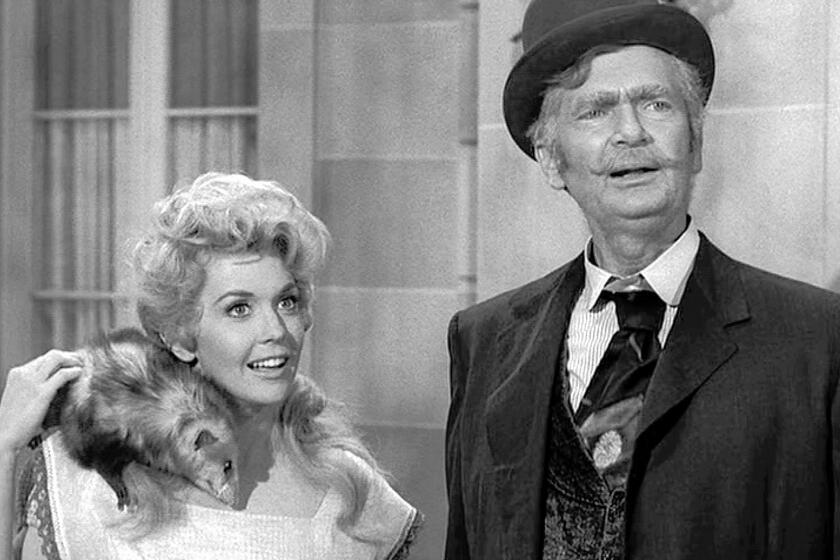Donna Douglas played Elly May Clampett and Buddy Ebsen played her father, Jed, on "The Beverly Hillbillies." "I loved doing Elly May," Douglas said.