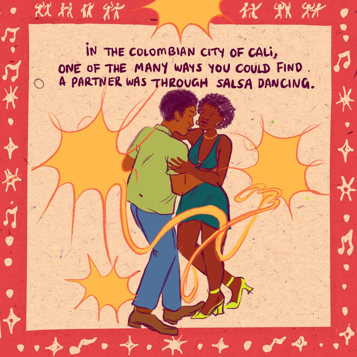 In the Colombian city of Cali, one of the ways to find a partner was through salsa 