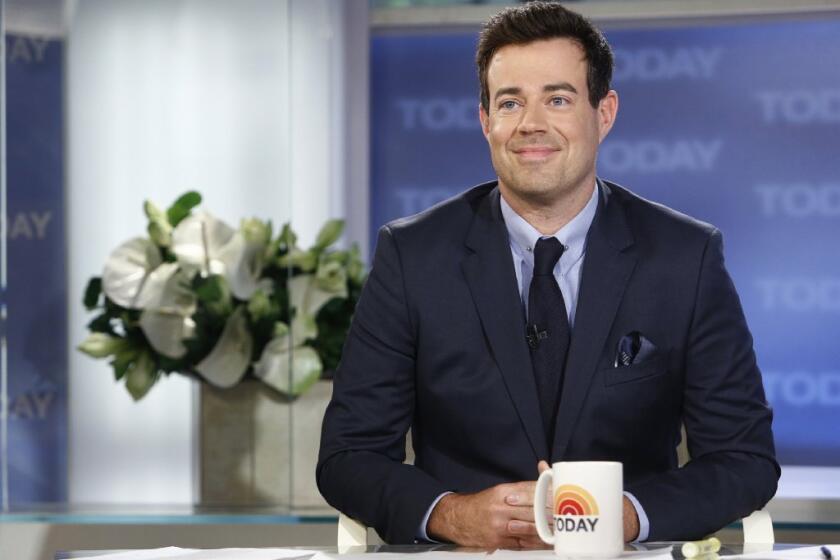 Carson Daly on NBC News' "Today" show in New York.