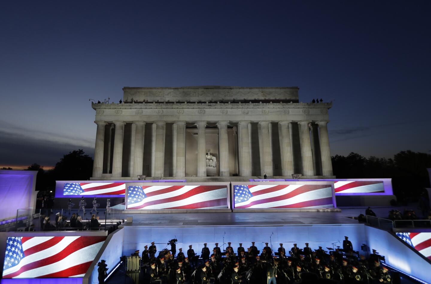 The inauguration of Donald Trump