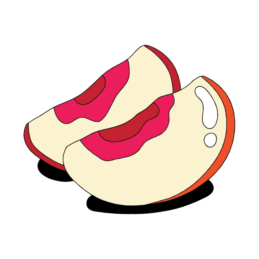 illustration of Fruit slices