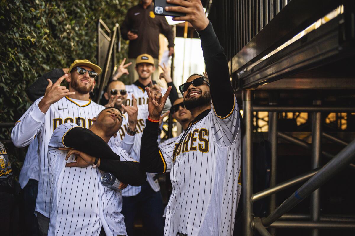 Padres FanFest is underway and these Padres fans are ready for