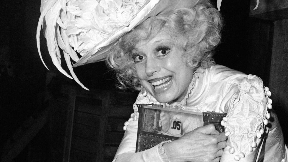 Carol Channing, star of the original "Hello, Dolly!" in New York in 1978.