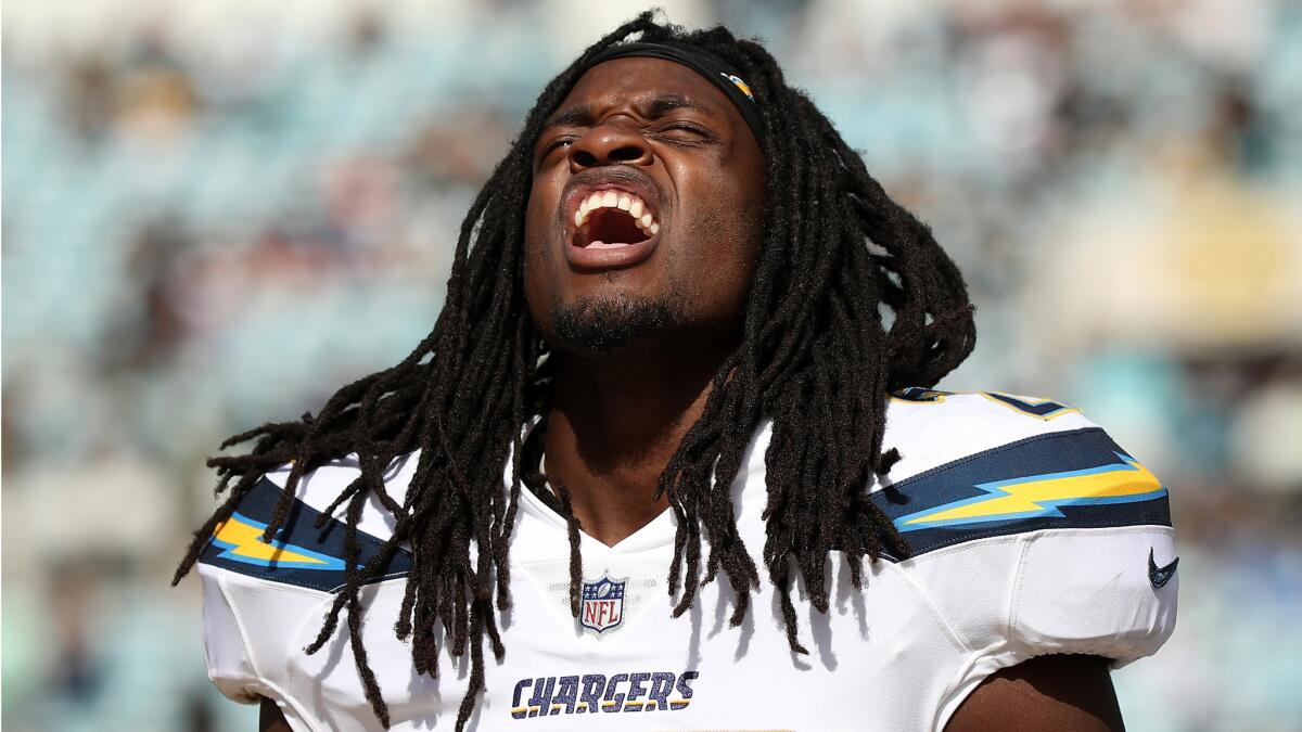 Former Chargers running back Melvin Gordon is now on the Denver Broncos.