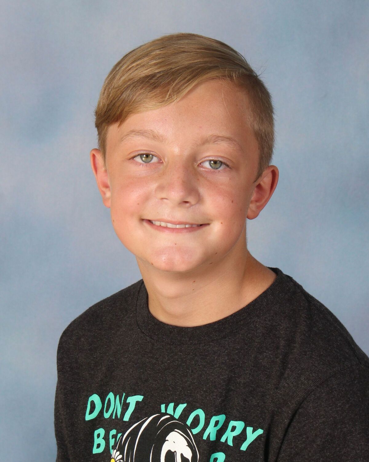 Cayden Raynor, a November student standout at Olive Peirce Middle School.
