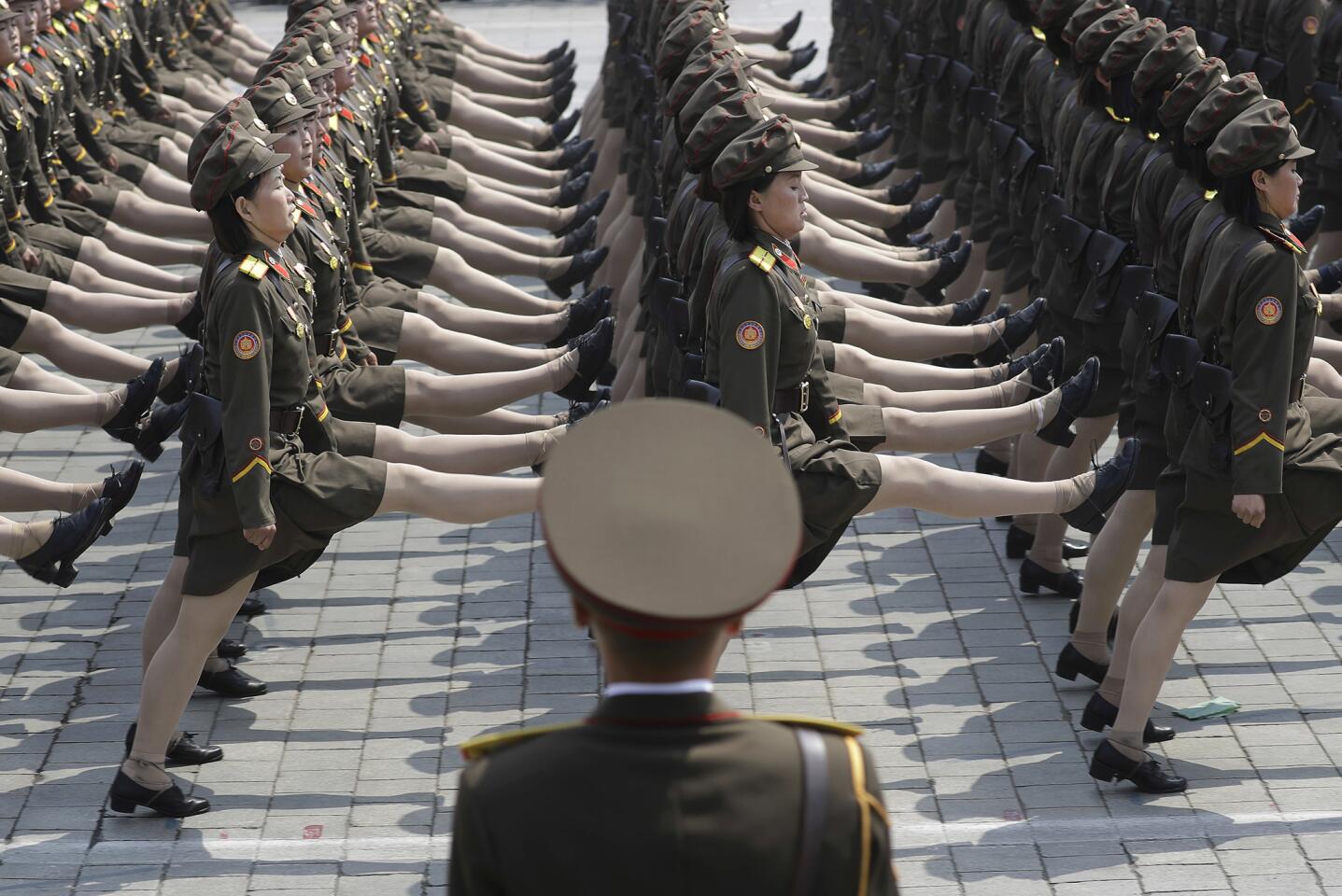 North Korean parade