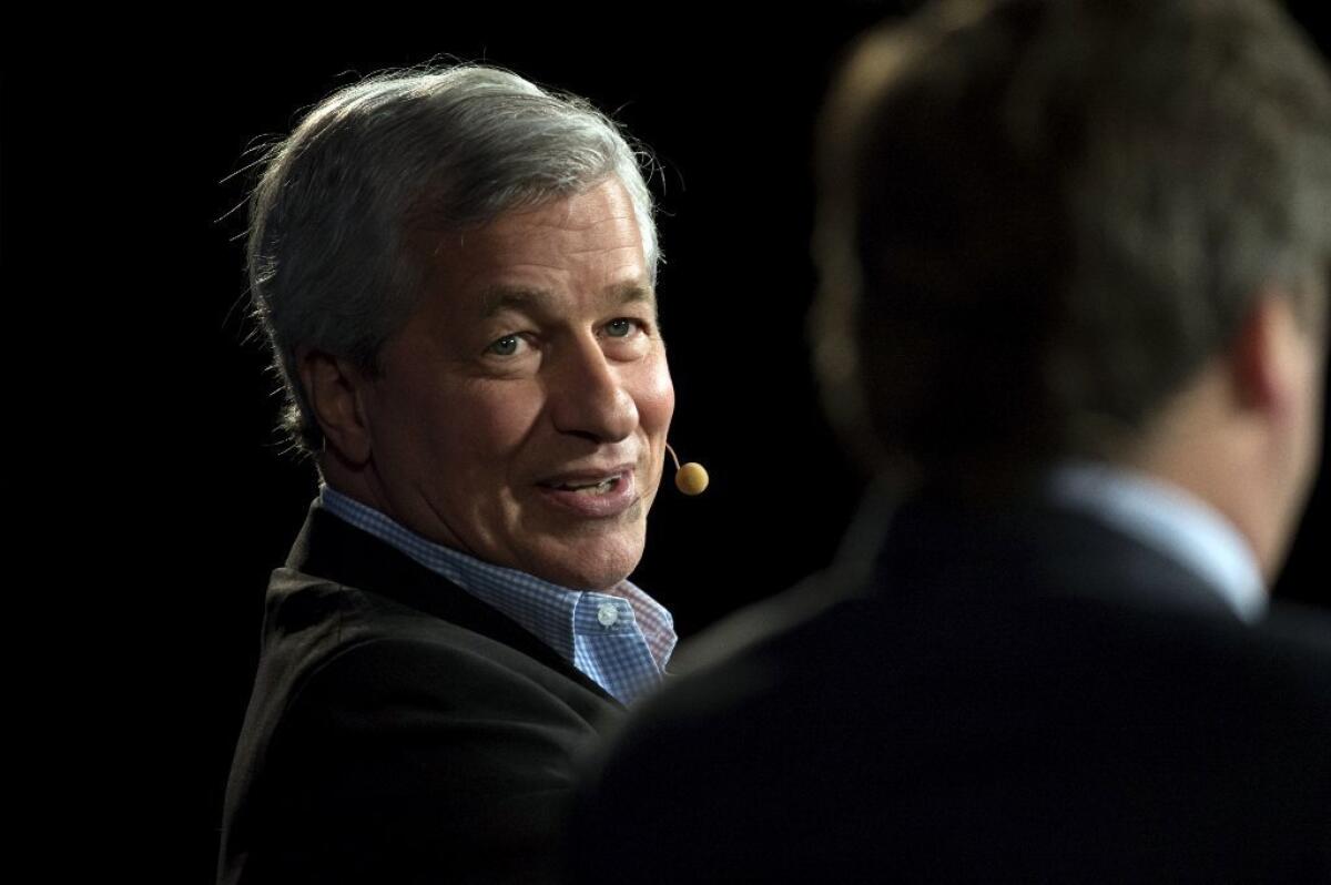 Jamie Dimon, head of JPMorgan Chase, at a recent charity event.