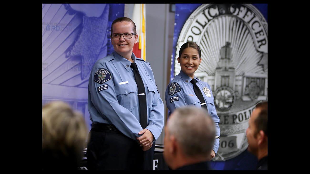 Photo Gallery: Glendale police holds swear in ceremony for new officers