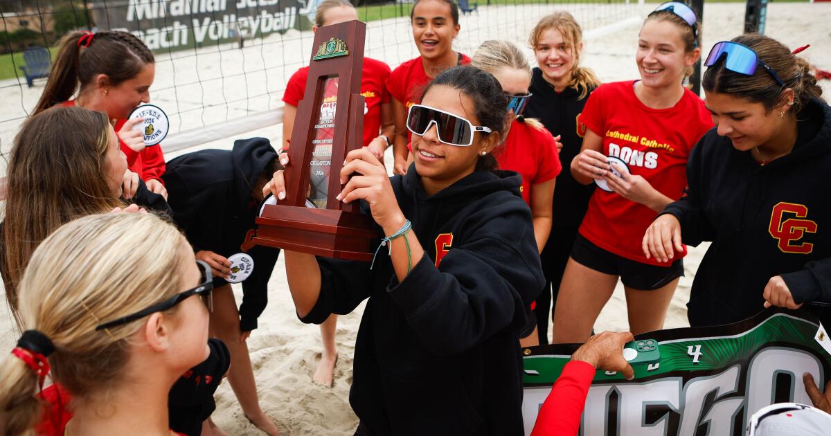 Cathedral Catholic Clinches 3rd Straight Beach Volleyball Title; Scripps Ranch, Carlsbad Triumph