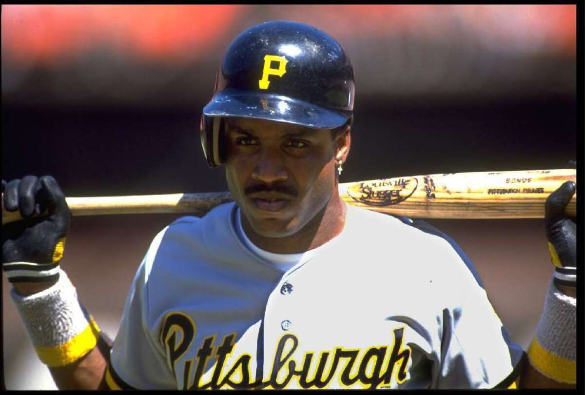 Barry Bonds with the Pirates in 1991.