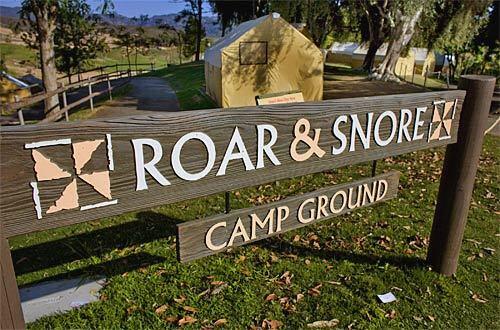 Ever dreamed of going to Africa to see wild animals in their native habitats? No need for passports at the "Roar and Snore" program at the San Diego Zoo's Wild Animal Park in Escondido, Calif. Here, kids and their parents get to camp within shouting distance of African elephants, Sumatran tigers, African lions and curvy-horned cape buffaloes. The park is one of many entities in Southern California that offers sleepover programs to educate and entertain.