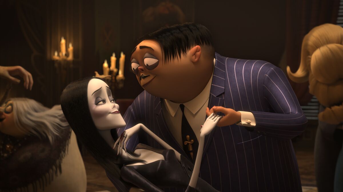 Review: Animated 'Addams Family' stays true to creepy, kooky form - Los  Angeles Times
