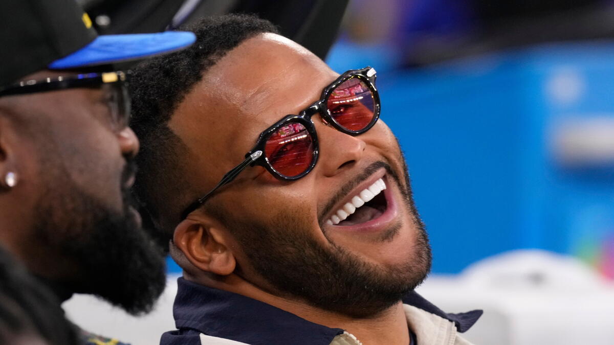Image accompanying coverage of The Ghost in the Trenches: Is Aaron Donald’s Return the Final Piece of the Rams’ Super Bowl LXI Puzzle?