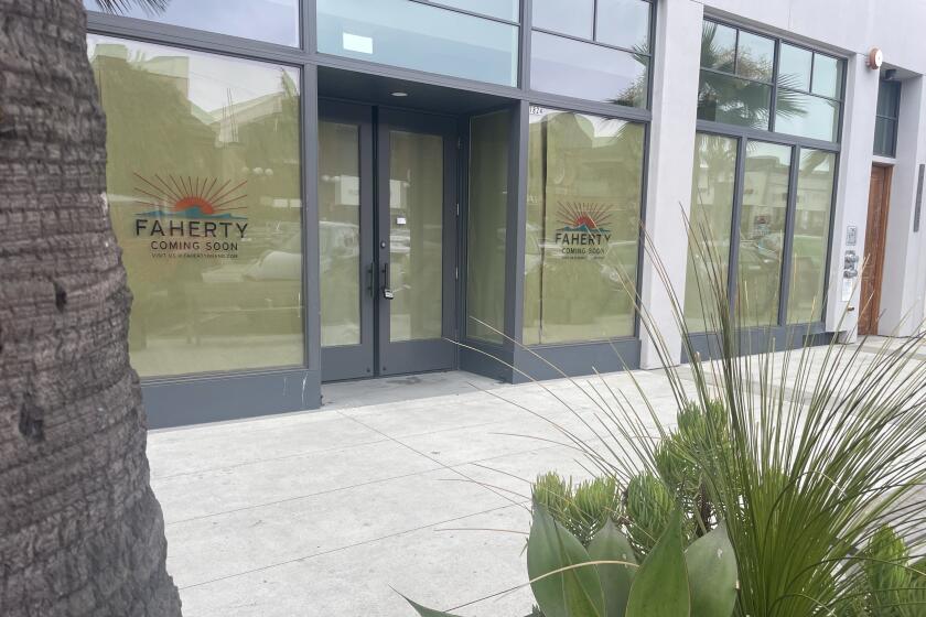 A Faherty clothing boutique is coming to downtown La Jolla.