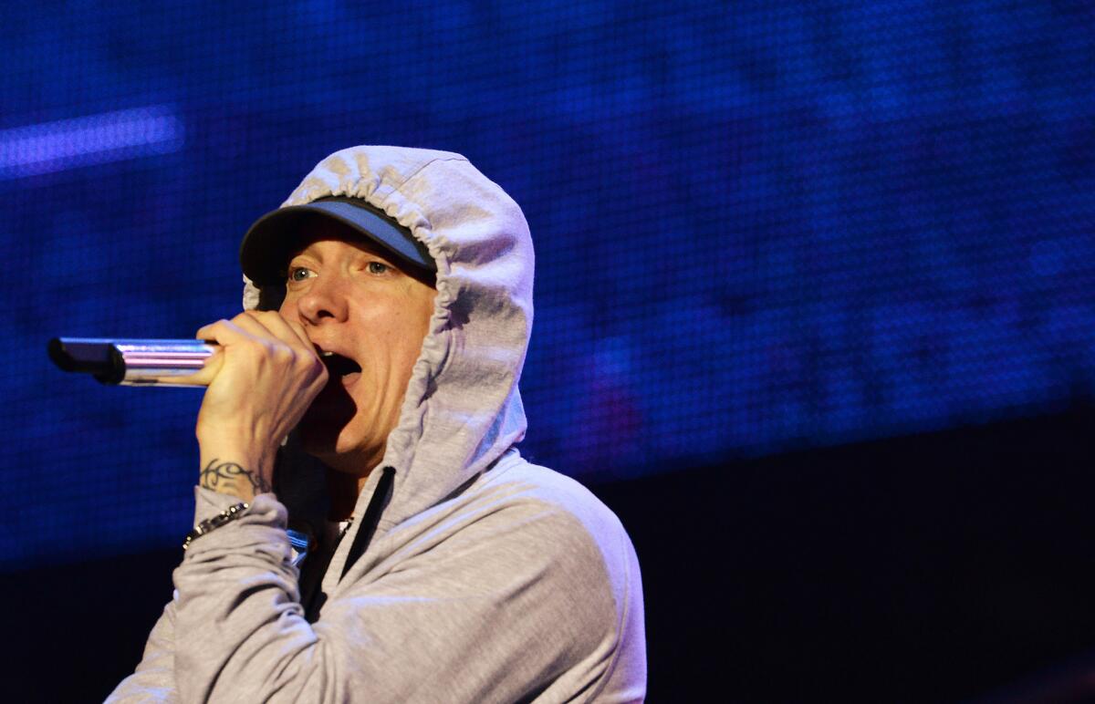 Eminem is the most honored rap artist in the Grammy category's history.