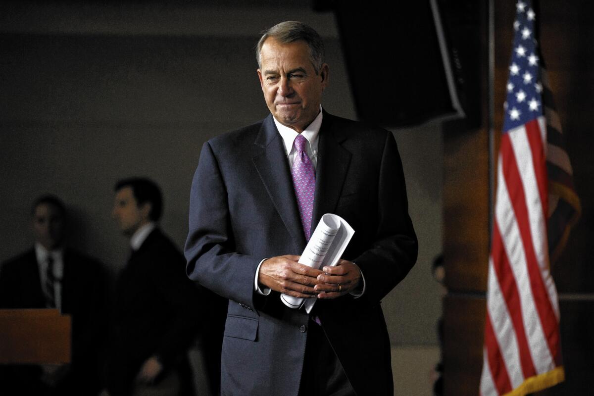 House Speaker John A. Boehner (R-Ohio) has faced considerable opposition from conservatives in his party over proposed immigration measures.