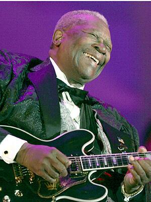 THE HIT MAN: B.B. King brought the blues to life with his signature guitar, Lucille.