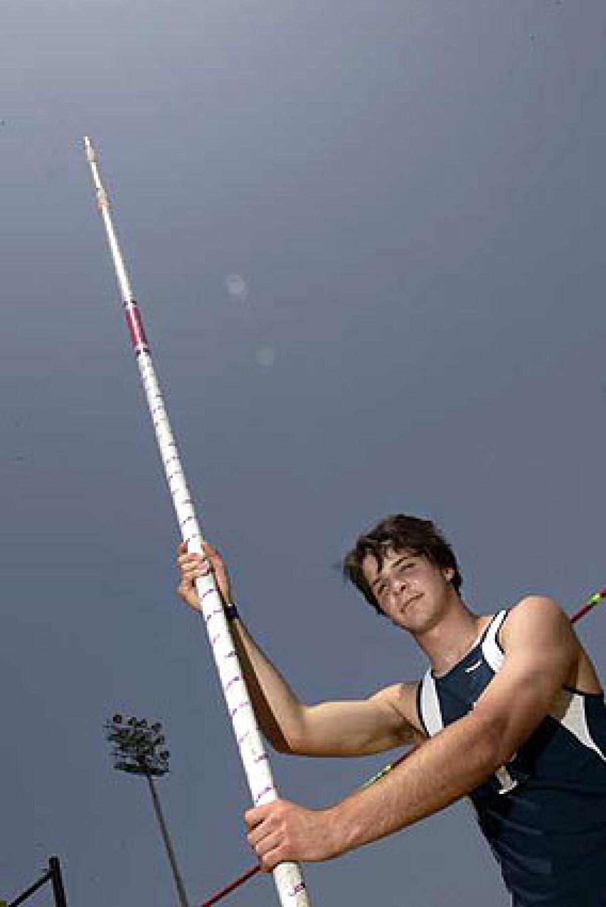 Bryan Greenberg of Palisades trained on his own with a private coach in preparation for the City Section championships because his high school doesn't participate in the event. A lack of certified pole vault coaches, liability concerns and costs of more than $10,000 for equipment have left the event a dying breed at City competitions.