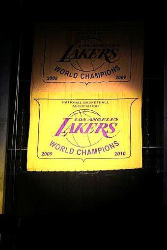 Lakers' 2010 championship ring ceremony - Los Angeles Times