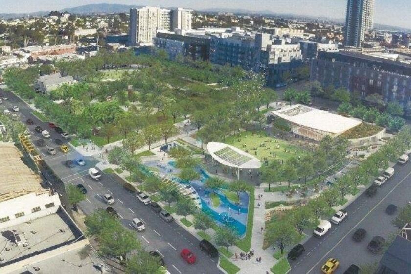 East Village Green would get $5 million on top of $20 million already budgeted for a 4.1-acre park downtown, under a plan by Civic San Diego.