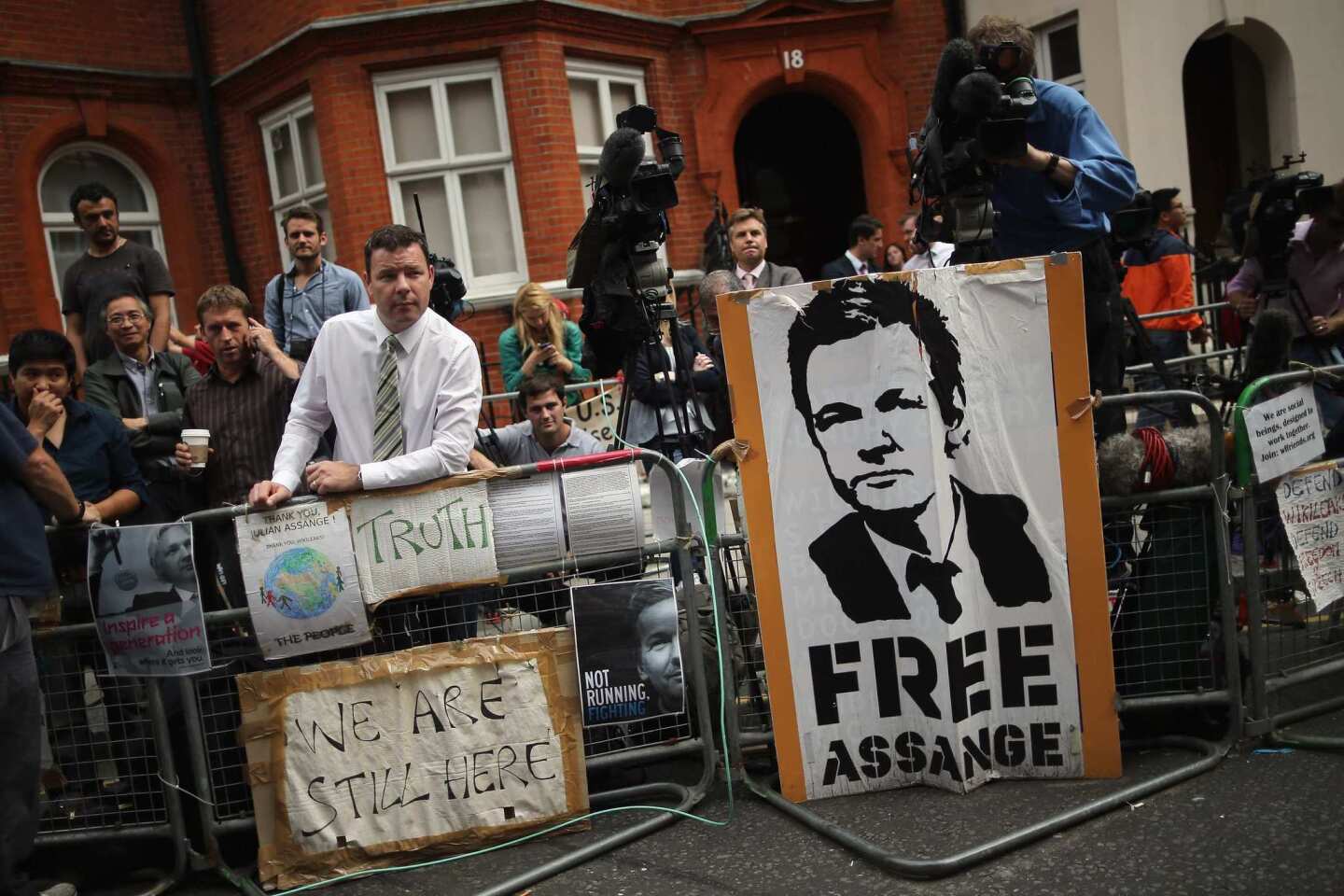 Wikileaks Founder Julian Assange Seeks Asylum In The Embassy Of Ecuador