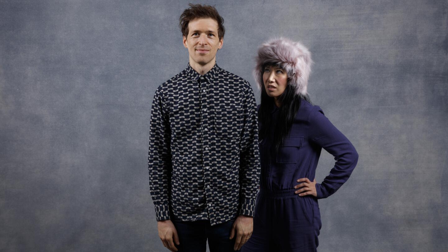 Director Daryl Wein and writer-actress Vivian Bang, from the film "White Rabbit."