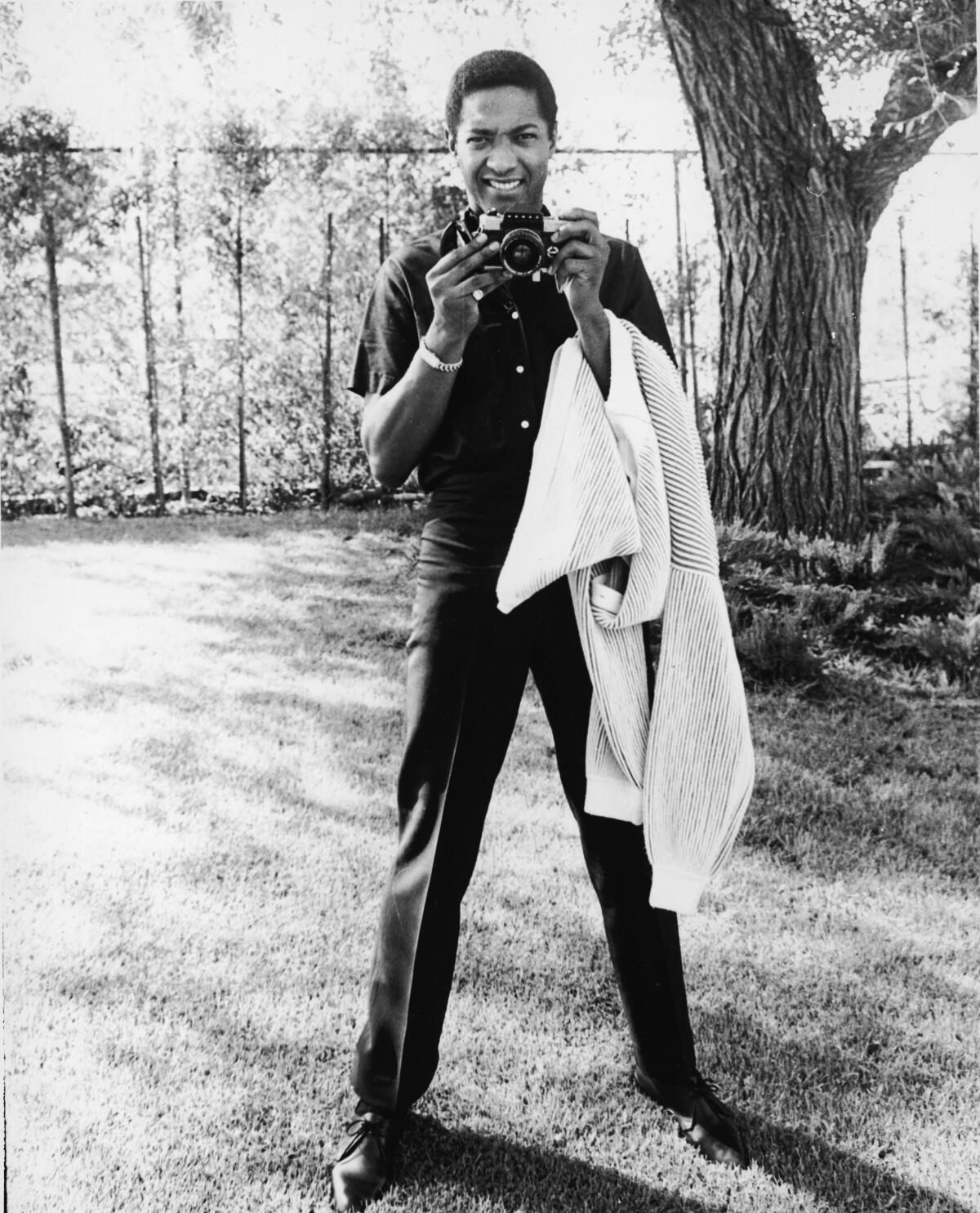 Sam Cooke, pictured in the early 1960s, is portrayed in the film by Leslie Odom Jr.