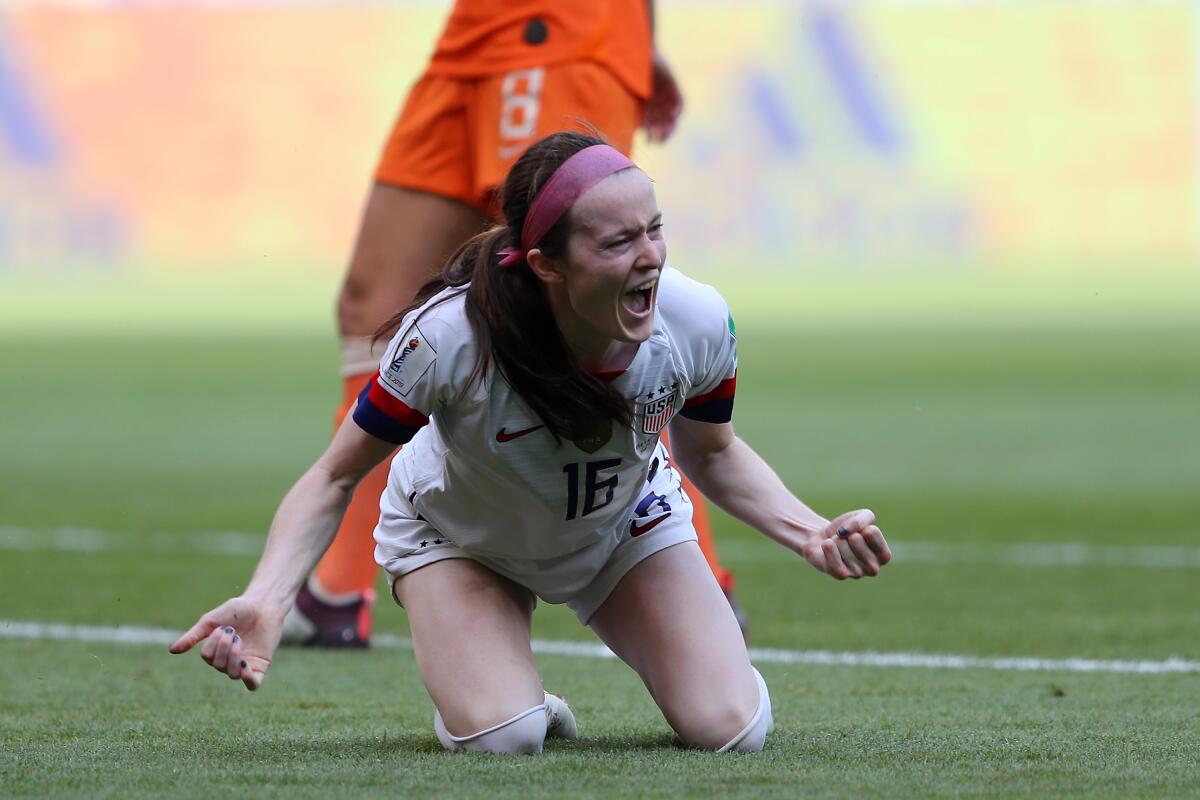 Rose Lavelle, after scoring against the Netherlands in last year's Women's World Cup, could become the face of U.S. soccer.