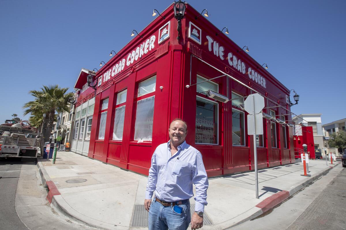 Jim Wasko is the owner of the Crab Cooker in Newport Beach. 