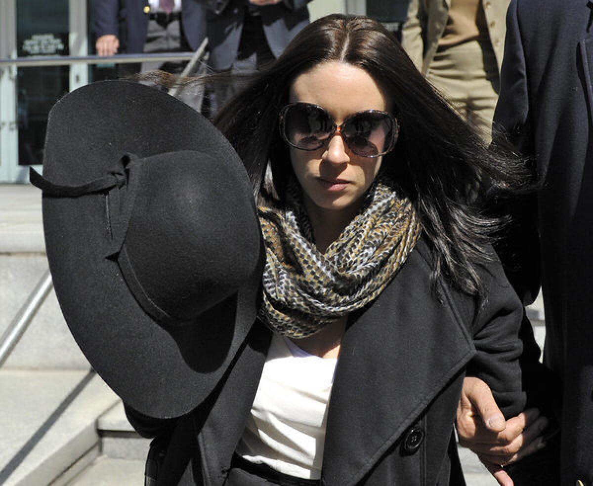 Casey Anthony leaves the federal courthouse in Tampa, Fla., after a bankruptcy hearing last month.