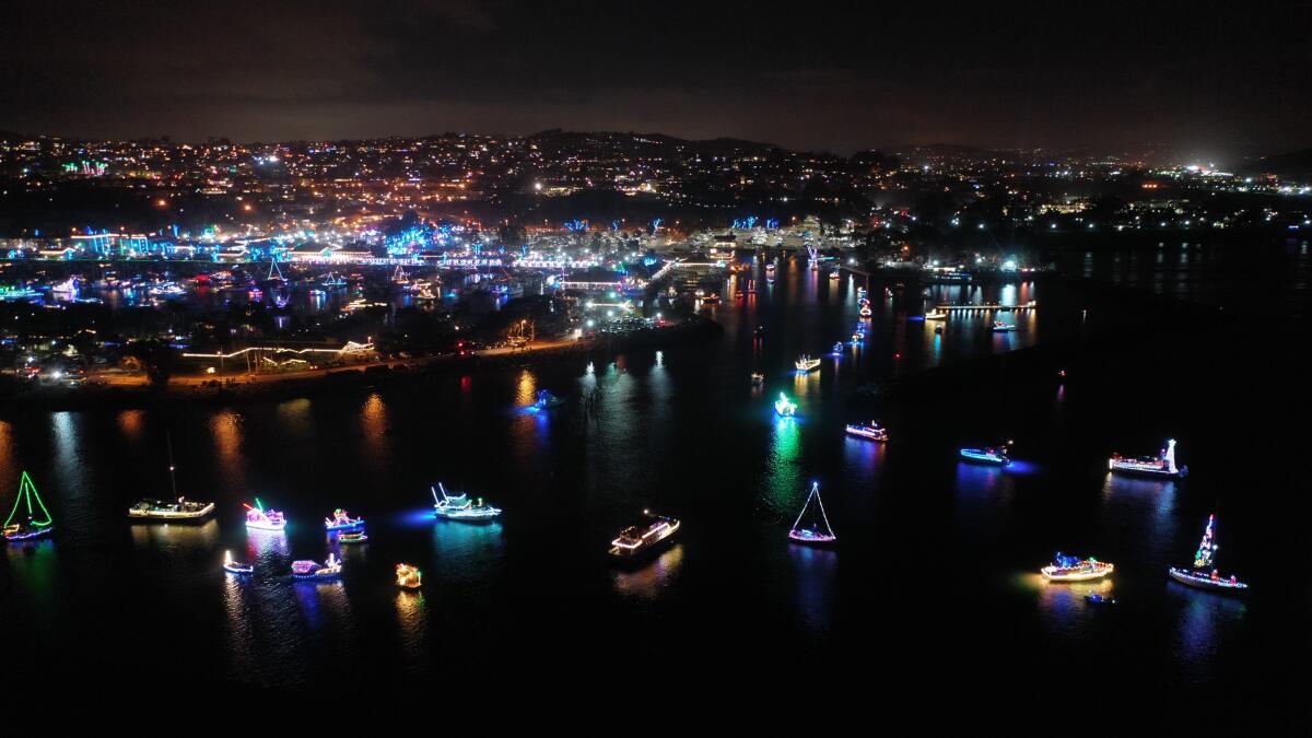 The 47th annual Boat Parade of Lights will take place Dec. 9 through 11 in Dana Point Harbor.