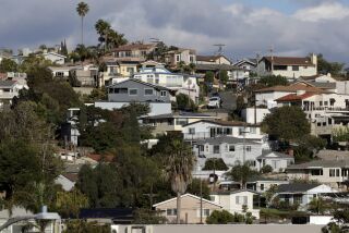 SAN DIEGO, CA - FEBRUARY 27, 2023: A hillside of homes above Morena Boulevard in San Diego on Monday, February 27, 2023. 