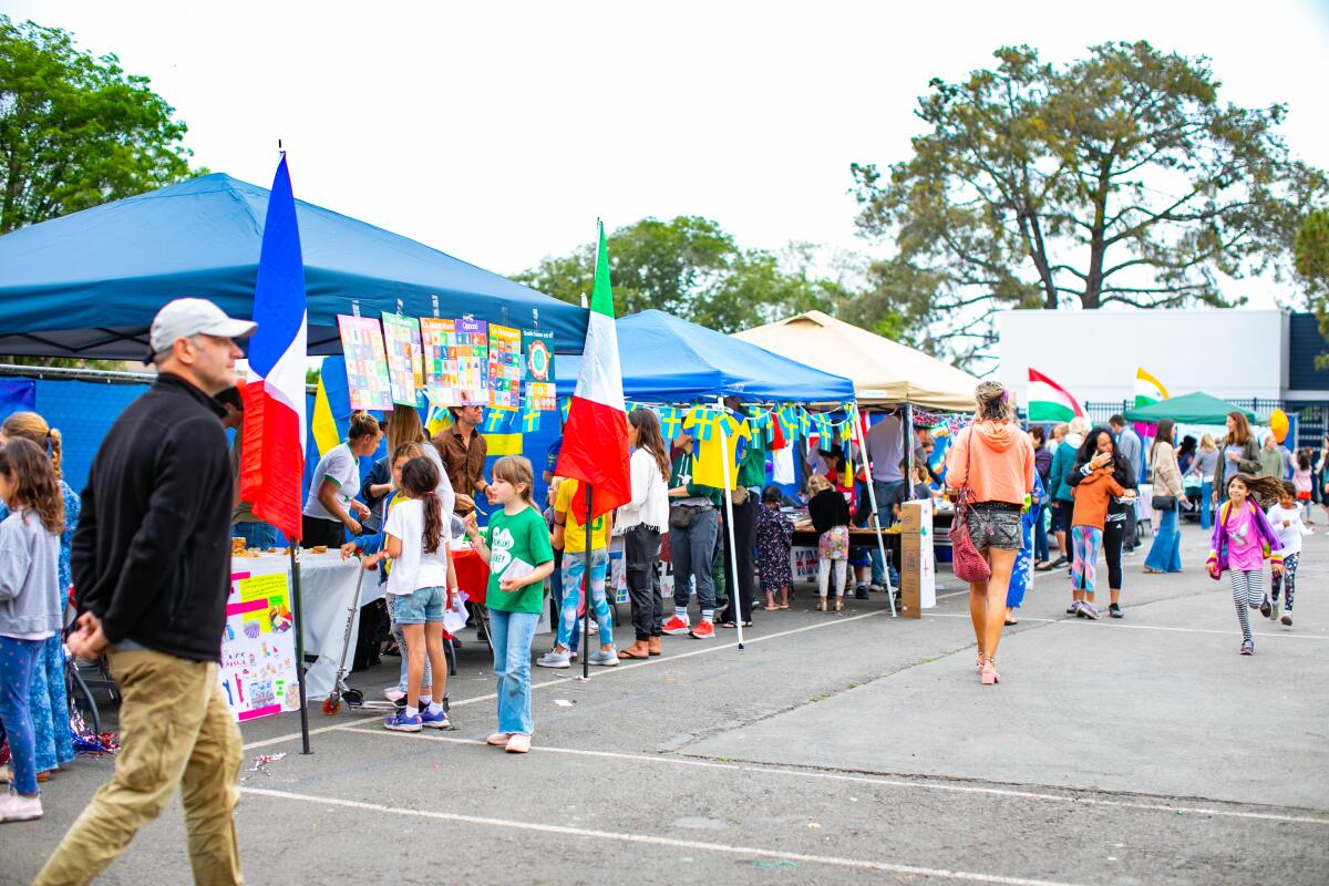 La Jolla Elementary School hosted its second International Festival on May 19, with booths representing 20 countries.