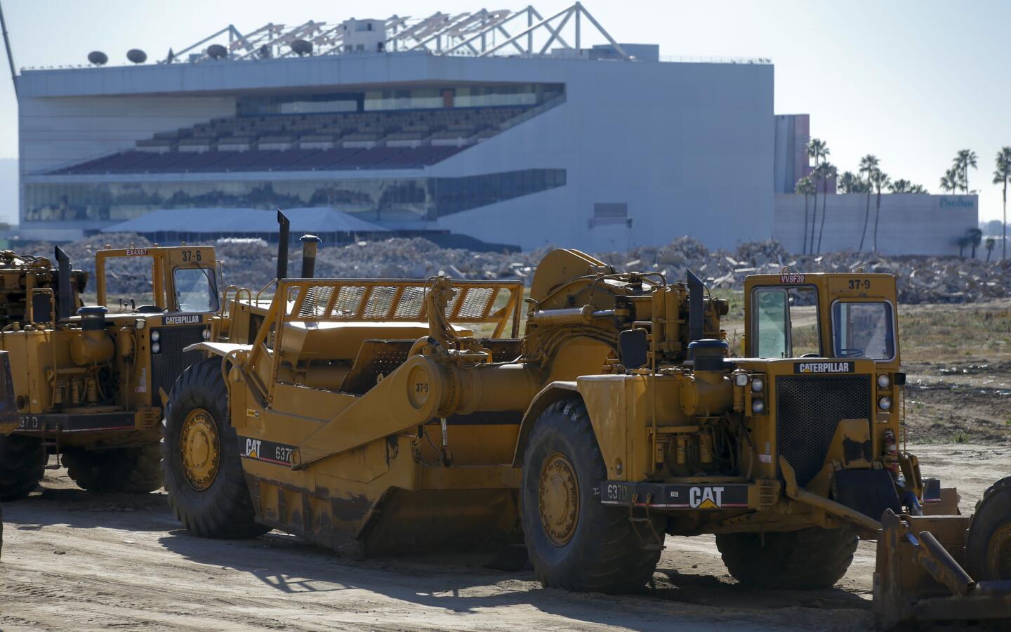 NFL Inglewood scrapers