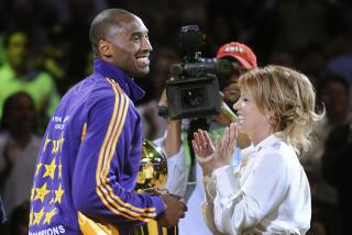  Kobe Bryant and Jeanie Buss.