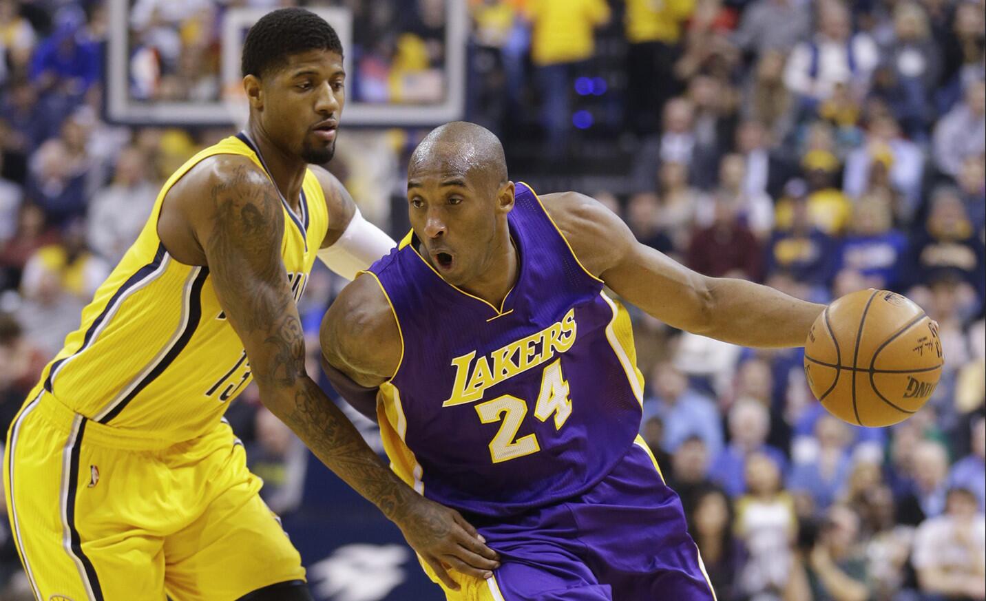 Kobe Bryant gets hot then cools off in final minutes of Lakers' 89-87 loss to Pacers