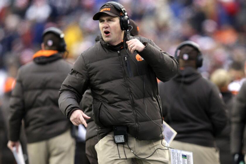 Browns Coach Rob Chudzinski was fired after one season.