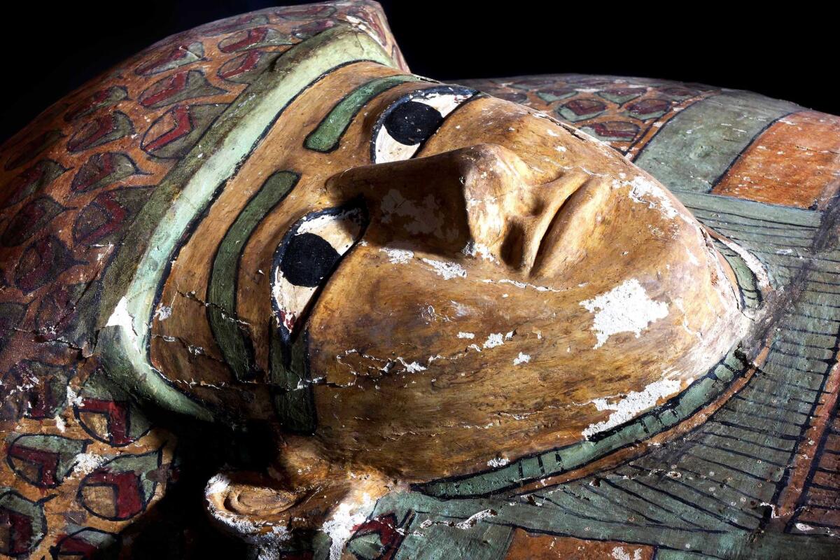 An archaeological team in Egypt has unearthed a sarcophagus with a well-preserved mummy inside that dates back to 1600 BC.