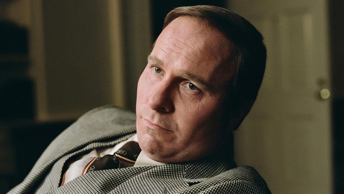 Christian Bale as Dick Cheney in the movie "Vice."