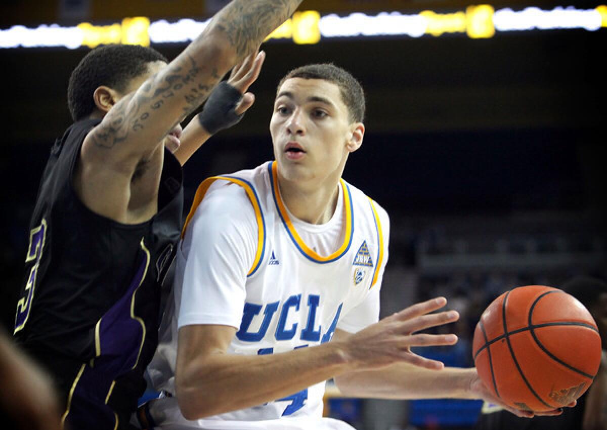 High-leaping ex-UCLA guard and NBA prospect Zach LaVine worked out for the team.