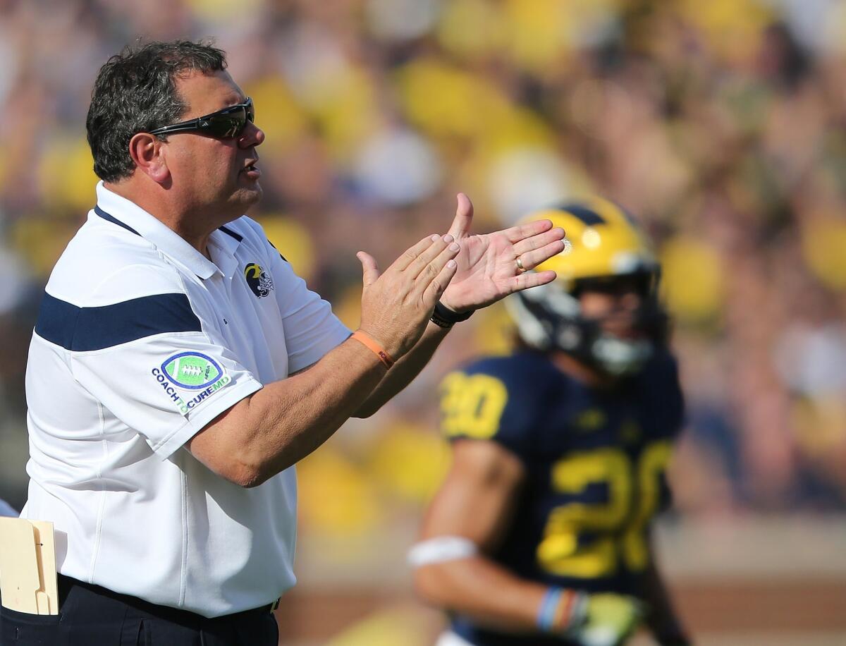 Michigan Coach Brady Hoke is at the center of a controversy regarding quarterback Shane Morris, who re-entered a game against Minnesota after suffering what turned out to be a concussion.