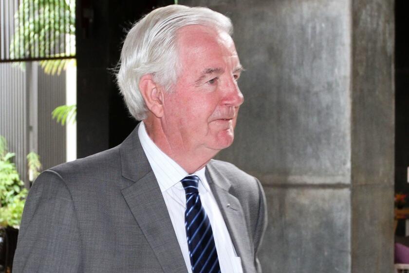 Craig Reedie, president of the World Anti-Doping Agency (WADA), speaks to the press before a meeting of the executive committee on September 20, 2018, in Victoria, capital of the Indian Ocean island of Seychelles. - WADA lifted a ban on Russia's anti-doping agency, RUSADA, paving the way for Russian athletes to return to competition across all sports. (Photo by Rassin Vannier / AFP)RASSIN VANNIER/AFP/Getty Images ** OUTS - ELSENT, FPG, CM - OUTS * NM, PH, VA if sourced by CT, LA or MoD **