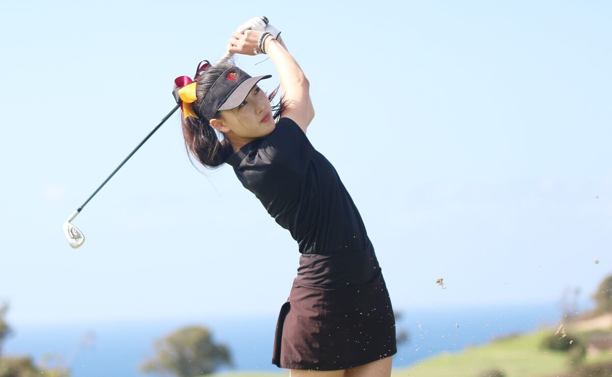 Senior Muzi Wei was part of a third CIF Championship team.