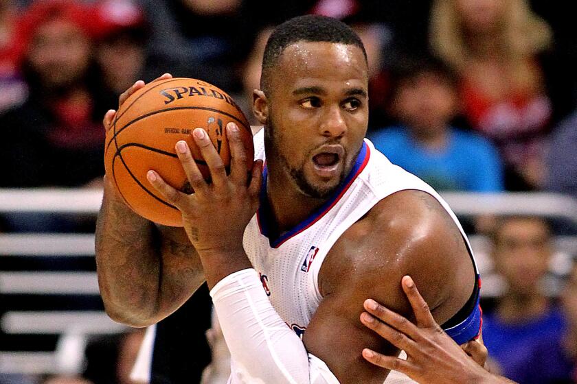 Clippers forward Glen Davis in action against the Phoenix Suns in March at Staples Center.