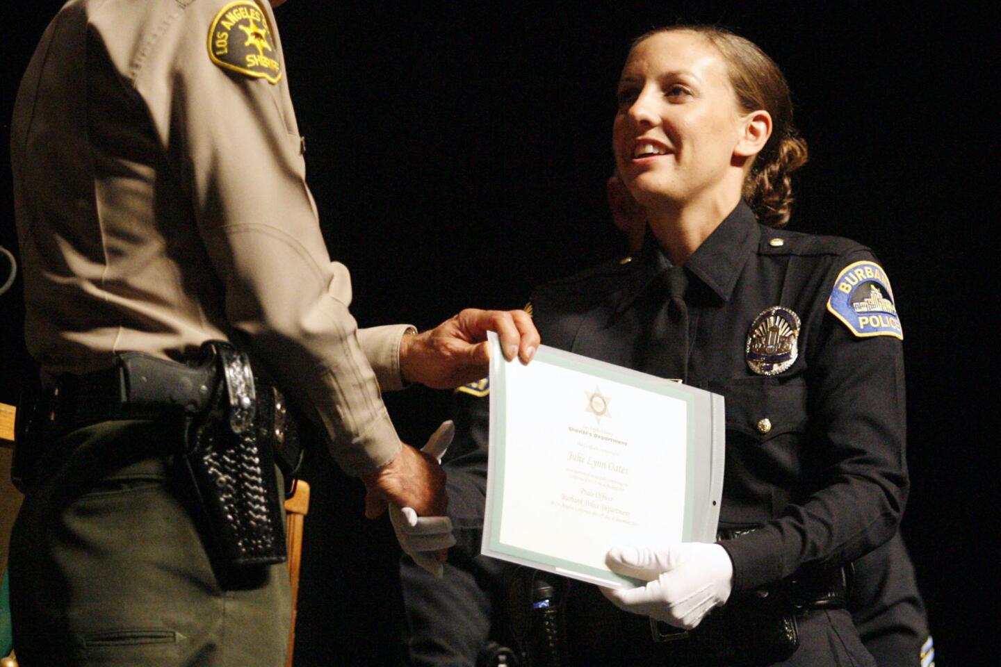 Burbank Police graduation ceremony