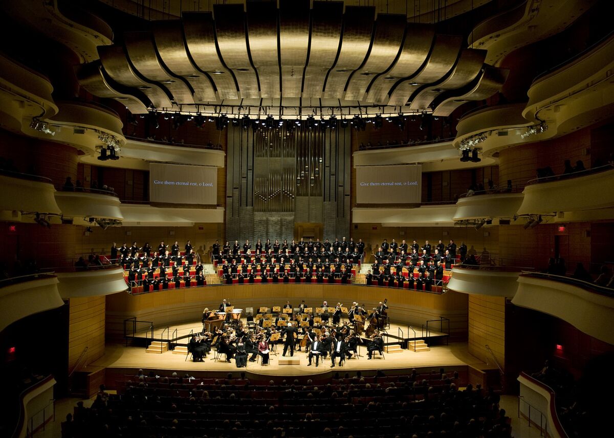  The Pacific Symphony at Segerstrom Center for the Arts in Costa Mesa.