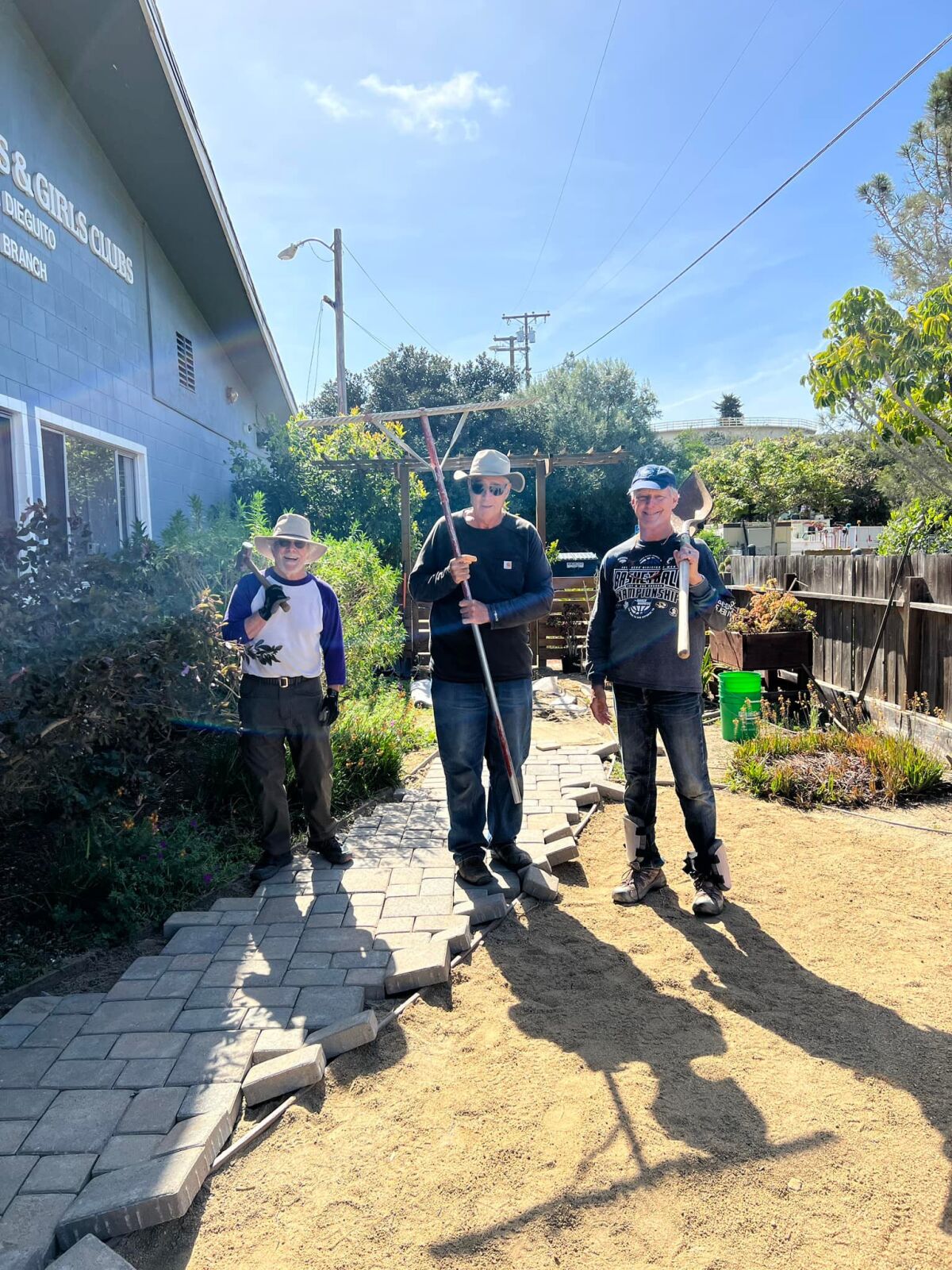 Rotary members worked on the project from April to July.