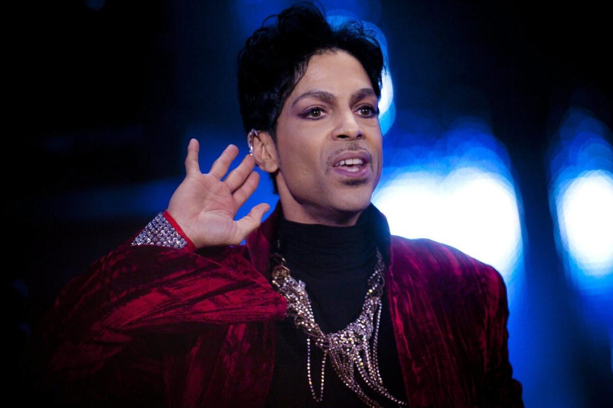 Prince performs at the Sziget Festival in Budapest, Hungary, on Aug. 9, 2011.