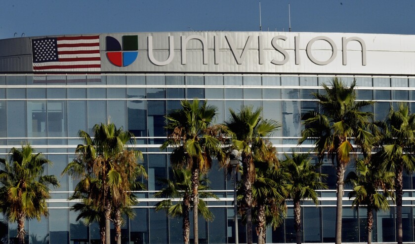 Univision, with its West Coast offices in Los Angeles, is poised to be sold to a new investment group.