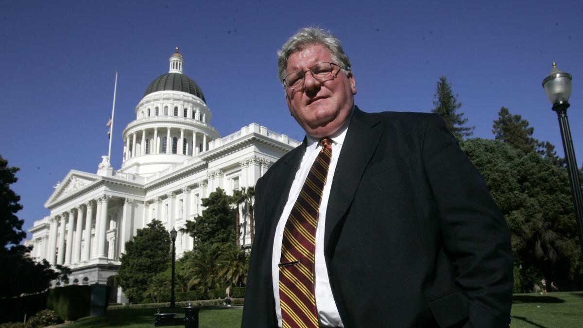 Former Assemblyman Pat Nolan at the Capitol in Sacramento in 2007.